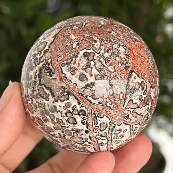 Sfera jasp piele de sarpe din Australia model 2