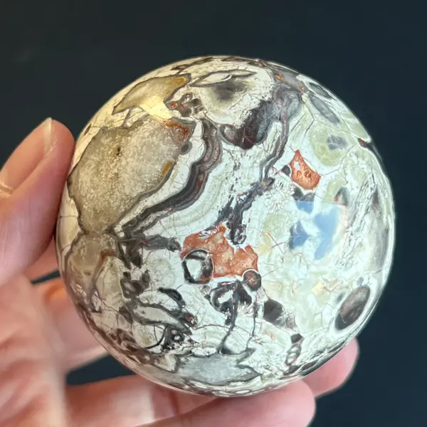 Sfera jasp rosu Breccia | M3