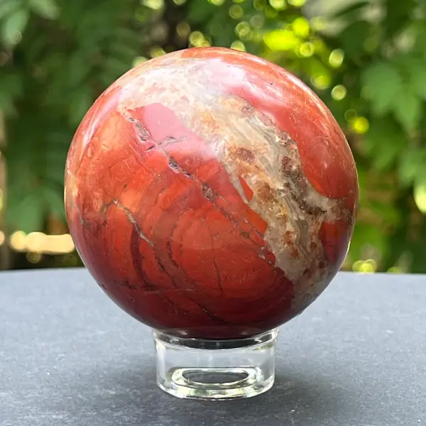 Sfera jasp rosu din Zimbabwe m1