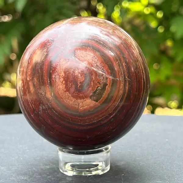 Sfera jasp rosu din Zimbabwe m2