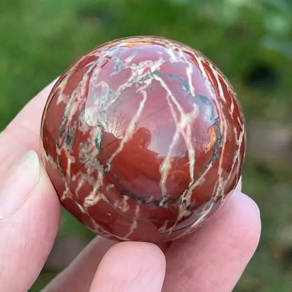 Sfera jasp rosu model 5