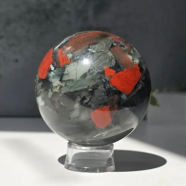 Sfera seftonit piatra sangelui | Model 12
