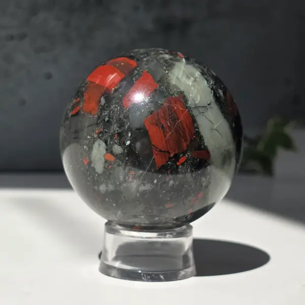 Sfera seftonit piatra sangelui | Model 8