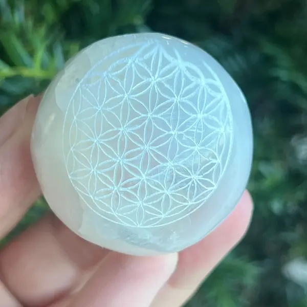 Sfera selenit | Flower of Life