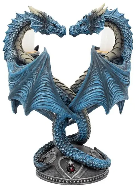 Sfeșnic Nemesis Now Art: Anne Stokes - Dragon Heart, 23 cm