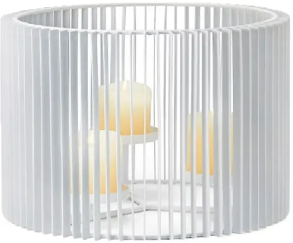 Sfeșnic Philippi - Circus, 32 х 32 х 25 cm, alb