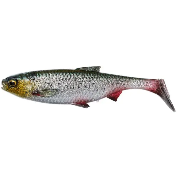 Shad 3D River Roach 10cm 10G Green Silver 4buc