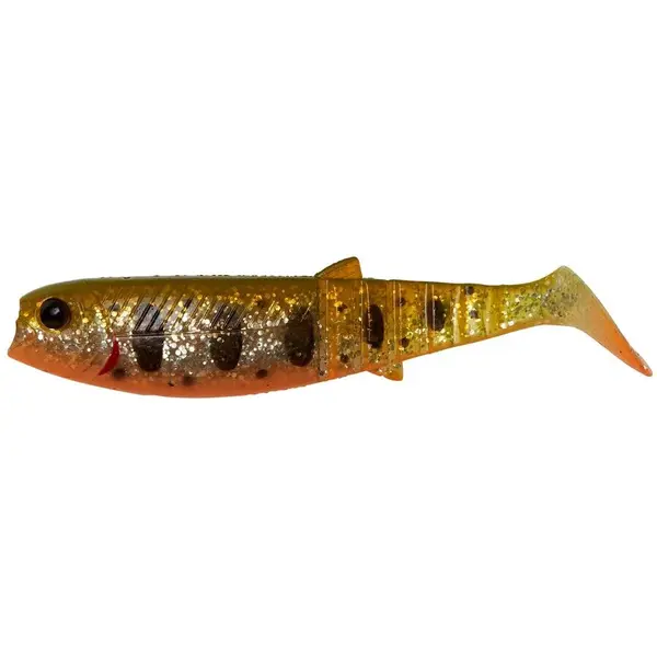 Shad Cannibal Shad 8cm 5G Olive Smolt UV 4buc