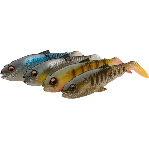 Shad Craft Cannibal Paddletail 10.5cm 12G Clear Water Mix 4buc