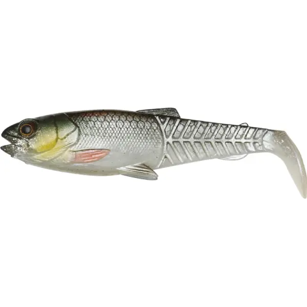 Shad Craft Cannibal Paddletail 10.5cm 12G Green Silver UV 4buc