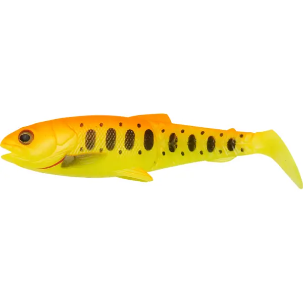 Shad Craft Cannibal Paddletail 8.5cm 7G Golden Ambulance 4buc