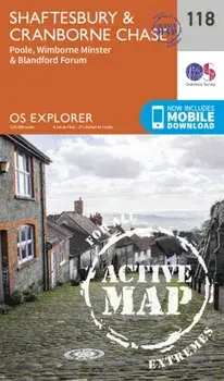 Shaftesbury, Cranbourne Chase, Poole, Wimbourne Minster and Blandford. September 2015 ed, Sheet Map/Ordnance Survey