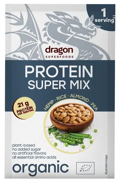 Shake proteic bio, super mix, 30 g, Dragon Superfoods