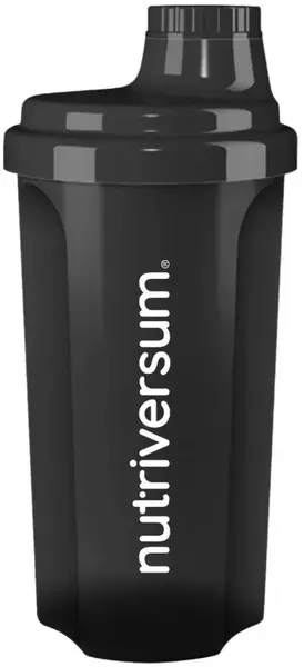 Shaker Nutriversum - 500 ml, negru
