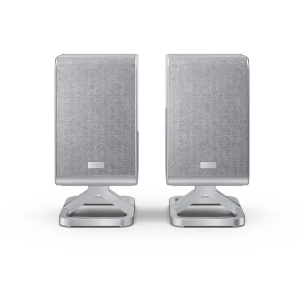 Sharp Boxe surround wireless Sharp HT-SPS52021, 200W, design elegant, montaj versatil, Argintiu