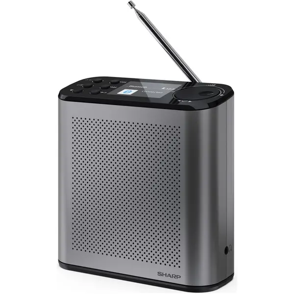 Sharp Sharp DR-P530(GY) OSAKA Portable Digital Radio, Grey