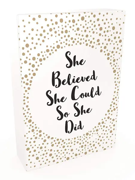 She Believed She Could So She Did: 52 Beautiful Cards of Inspiring Quotes and Empowering Affirmations | Summersdale