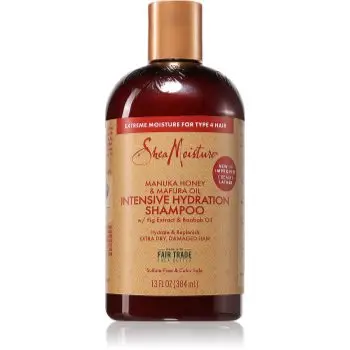 Shea Moisture Manuka Honey & Mafura Oil șampon intens hidratant pentru păr uscat și deteriorat