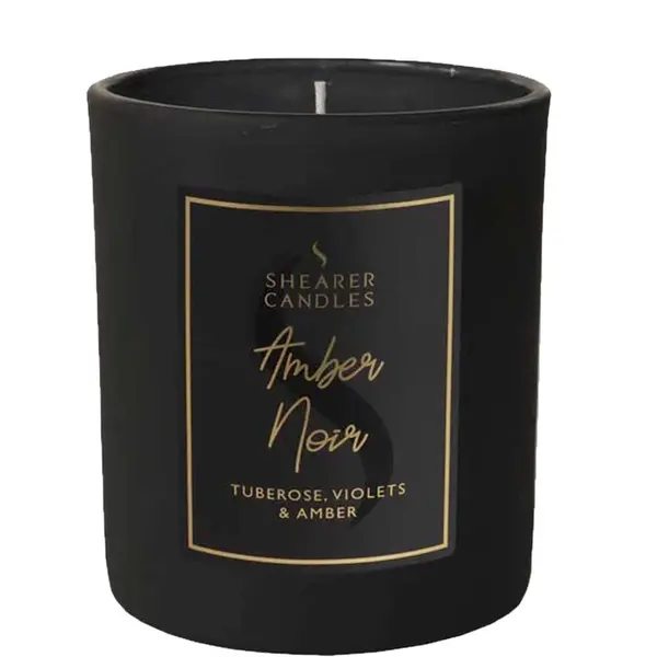 Shearer Candles Amber Noir Jar Candle in Gift Box