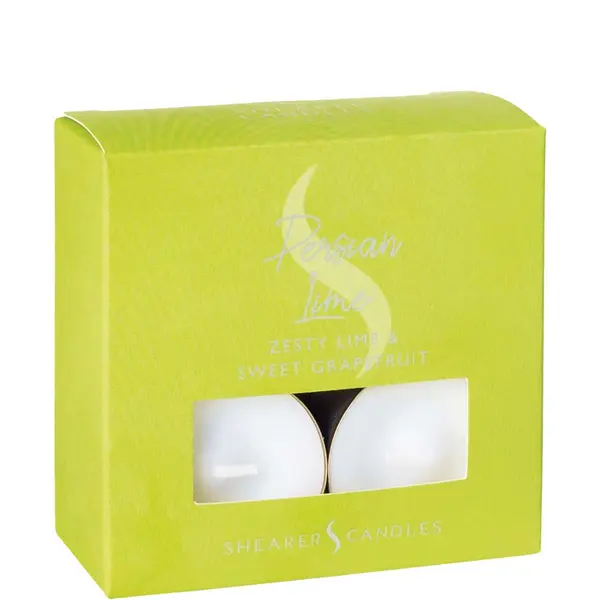 Shearer Candles Persian Lime Scented Tea Lights Pack of 8