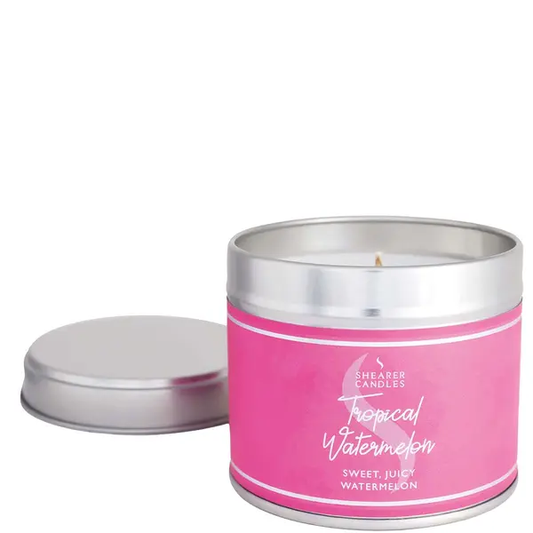 Shearer Candles Tropical Watermelon Large Tin Candle