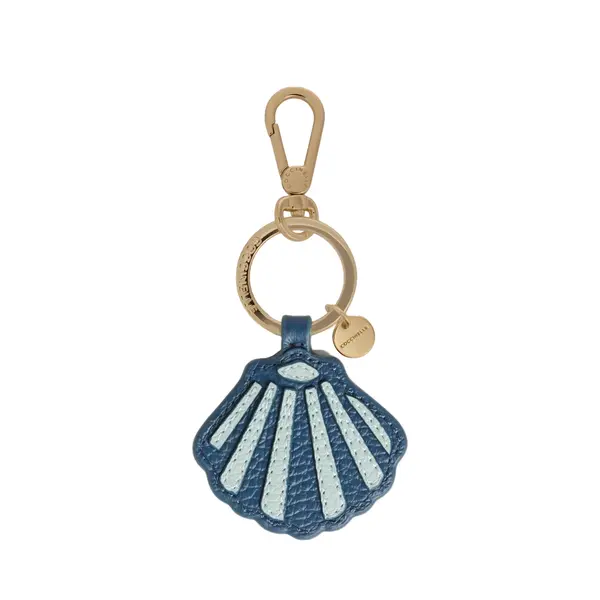 Shell patch charm deep blue + aquamarine
