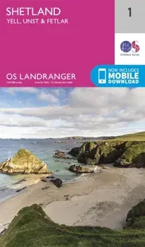 Shetland - Yell, Unst and Fetlar. February 2016 ed, Sheet Map/Ordnance Survey