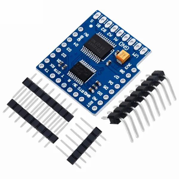 Shield cu driver TB6612FNG pentru motoare, 2CH, I2C, compatibil WEMOS D1 MINI