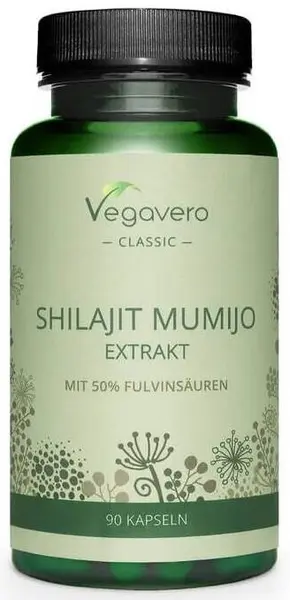 Shilajit Mumijo Extrakt, 90 capsule, Vegavero