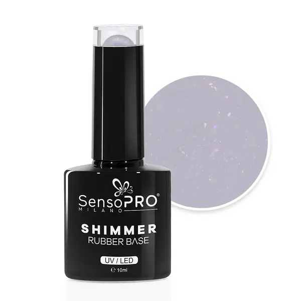 Shimmer Rubber Base SensoPRO Milano - #70 Unicorn Elixir, 10ml