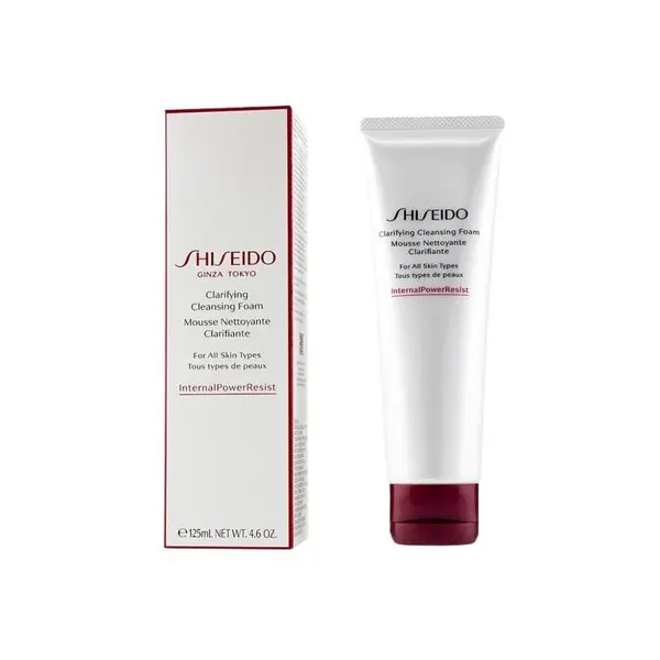 Shiseido Clarifying Cleansing Foam Spumă activă de curățare pentru fiecare tip de piele Volum 125 ml