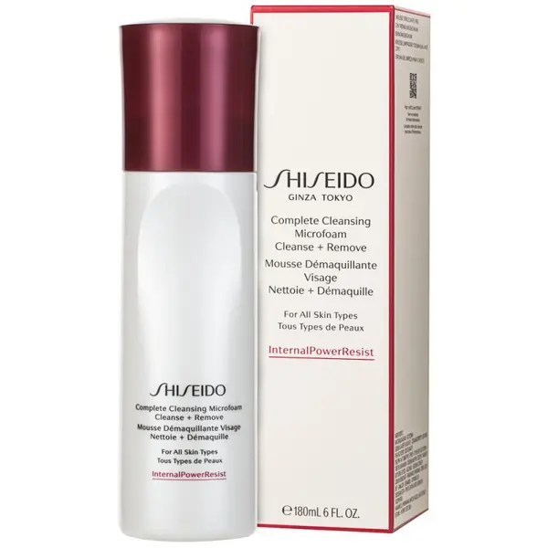 Shiseido Complete Cleansing Microfoam Spuma de curățare a feței Volum 180 ml