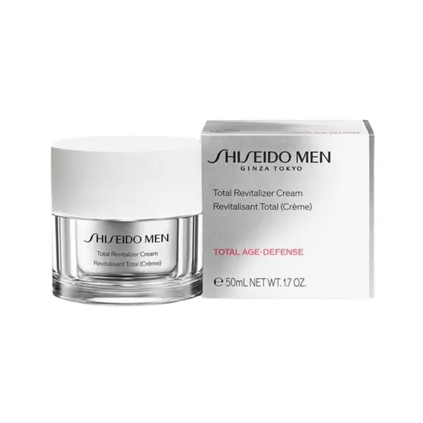 Shiseido Men Total Revitalizer Age-Defense Cream Crema antirid revitalizanta si tonifianta Volum 50 ml