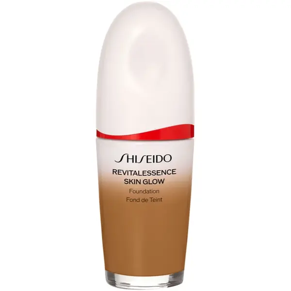 Shiseido Revitalessence Skin Glow Foundation Machiaj usor cu efect de luminozitate SPF 30 culoare Amber 30 ml