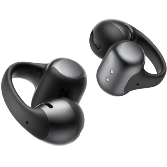 Shokz Casti Wireless Shokz E310-ST-BK, ear-clip-on , Bluetooth 5.4, Rezistente la Transpiratie, Cu Carcasa de Incarcare, Negru