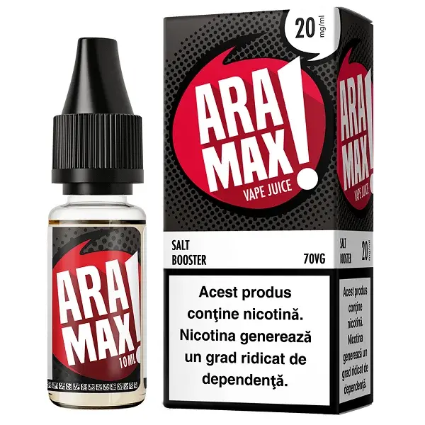 Shot Nicotina Aramax Booster 10ml - NicSalt - 70VG-30PG