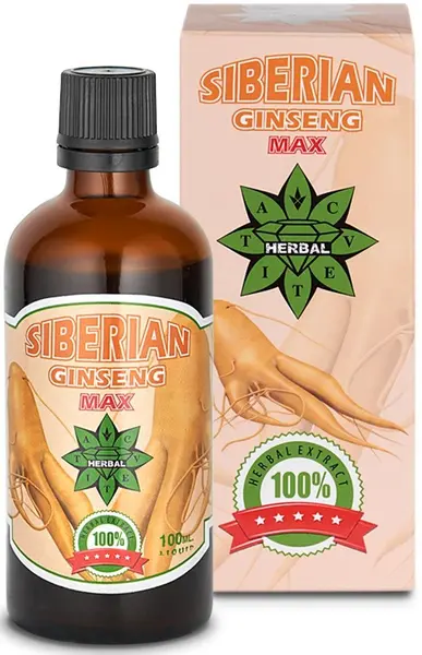Siberian Ginseng Max, 100 ml, Cvetita Herbal