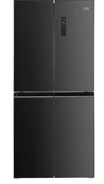 Side by side Beko GNO4031GS, 401 L, NeoFrost, Clasa E, H 180 (Antracit)