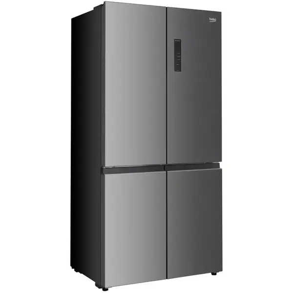 Side by side Beko GNO52223MXPN, 522 l, H 190 cm, No Frost, ProSmart Inverter, HarvestFresh, MultiZone, Clasa D
