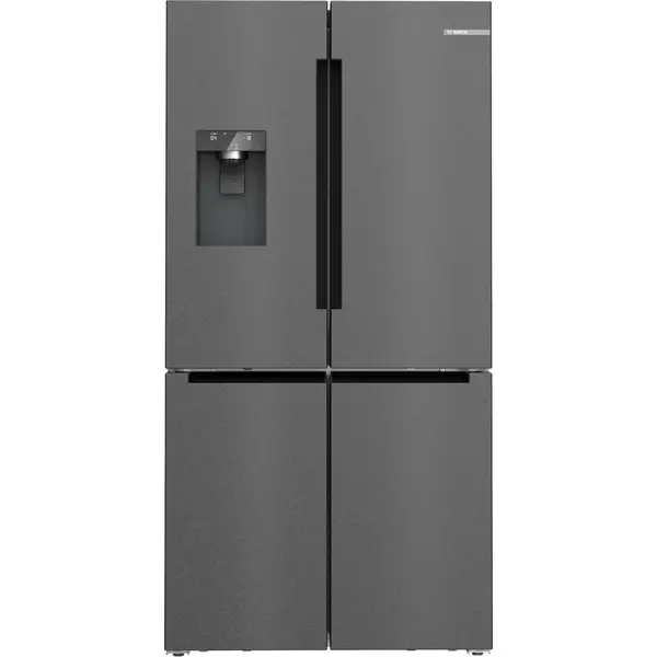 Side by side Bosch KFI96AXEA, No Frost, 574 l, Dozator de apa, Iluminare LED, Sistem Multi Airflow, Home Connect, VitaFresh, Clasa E