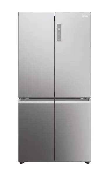 Side By Side Haier Cube 90 Seria 7 HCR79F19ENMM, 646 l, No Frost, Clasa E, Afisaj Touchscreen, hOn, Alarma usa deschisa, 4 usi, Super Racire, H 190.5 cm (Inox)