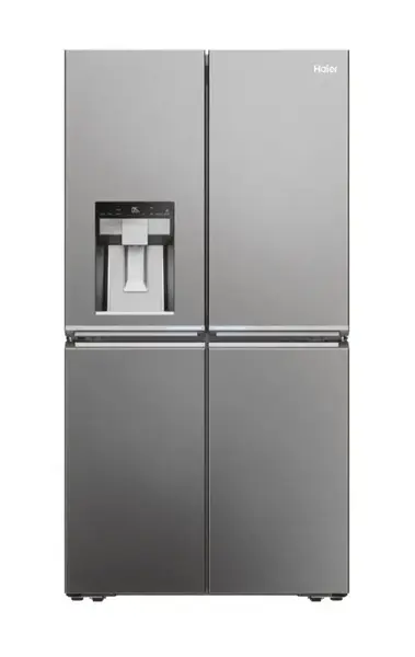 Side By Side Haier HCR7918EIMP, 601 l, No Frost, Clasa E, Control touch, Dispenser apa si gheata, 4 usi, My Zone, Humidity Zone, ABT, Ventilator H 177.5 cm (Inox)