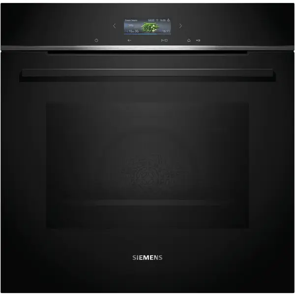 SIEMENS Cuptor electric incorporabil Siemens HB734G1B1 IQ700, Clasa A+, Curatare hidrolitica, catalitica, HomeConnect, cookControl Plus, 71 L, 60 cm