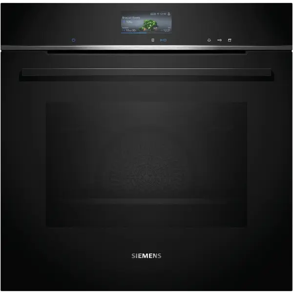 SIEMENS Cuptor electric incorporabil Siemens HR776G1B1 IQ700, Clasa A+, HomeConnect, Autocuratare pirolitica, Aburi, cookControl Pro, 71 L
