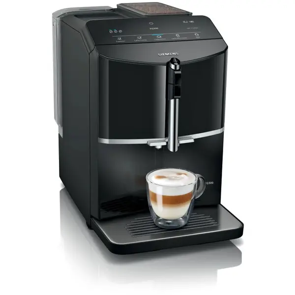 SIEMENS Espressor Siemens EQ.300 TF301E19, Automat, 1300W, 1.4L, Negru