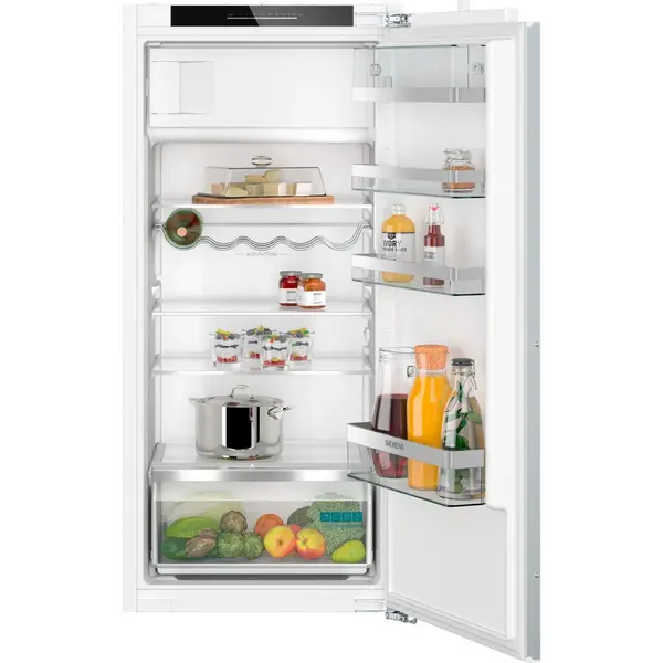 SIEMENS Frigider incorporabil Siemens KI42LADD1 iQ500, 187 l, clasa energetica D, HyperFresh cu reglare umiditate, SuperCool, SoftClosing, MultiAirflow, Alb