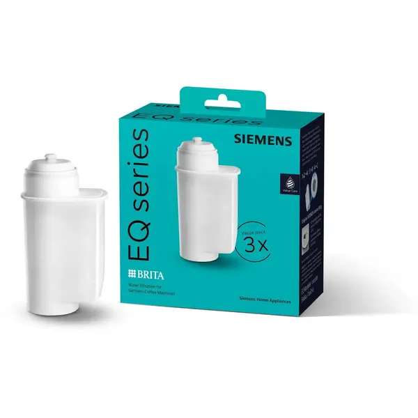 SIEMENS Set economic 3 filtre SIEMENS by BRITA INTENZA TZ70033A, Inel Aroma Ring, Protejează împotriva depunerilor de calcar, Îmbunătățește gustul și aroma, Extinde durata de viață