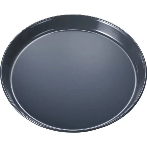 SIEMENS Tava emailata de Inalta calitate pentru pizza SIEMENS HZ617000 - 00577346, Diametru 35.7cm, H3cm, G0.7kg, Greutate maxima admisa 14kg, Maximum 350°C, DW Safe