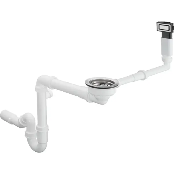 Sifon chiuveta bucatarie cu ventil si preaplin Hansgrohe D14-10 43921800