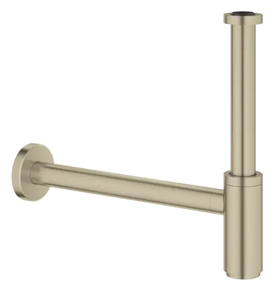 Sifon lavoar Grohe 28912EN0, 1/4 inch, alama, sild glisant, surub curatare, mat, nickel